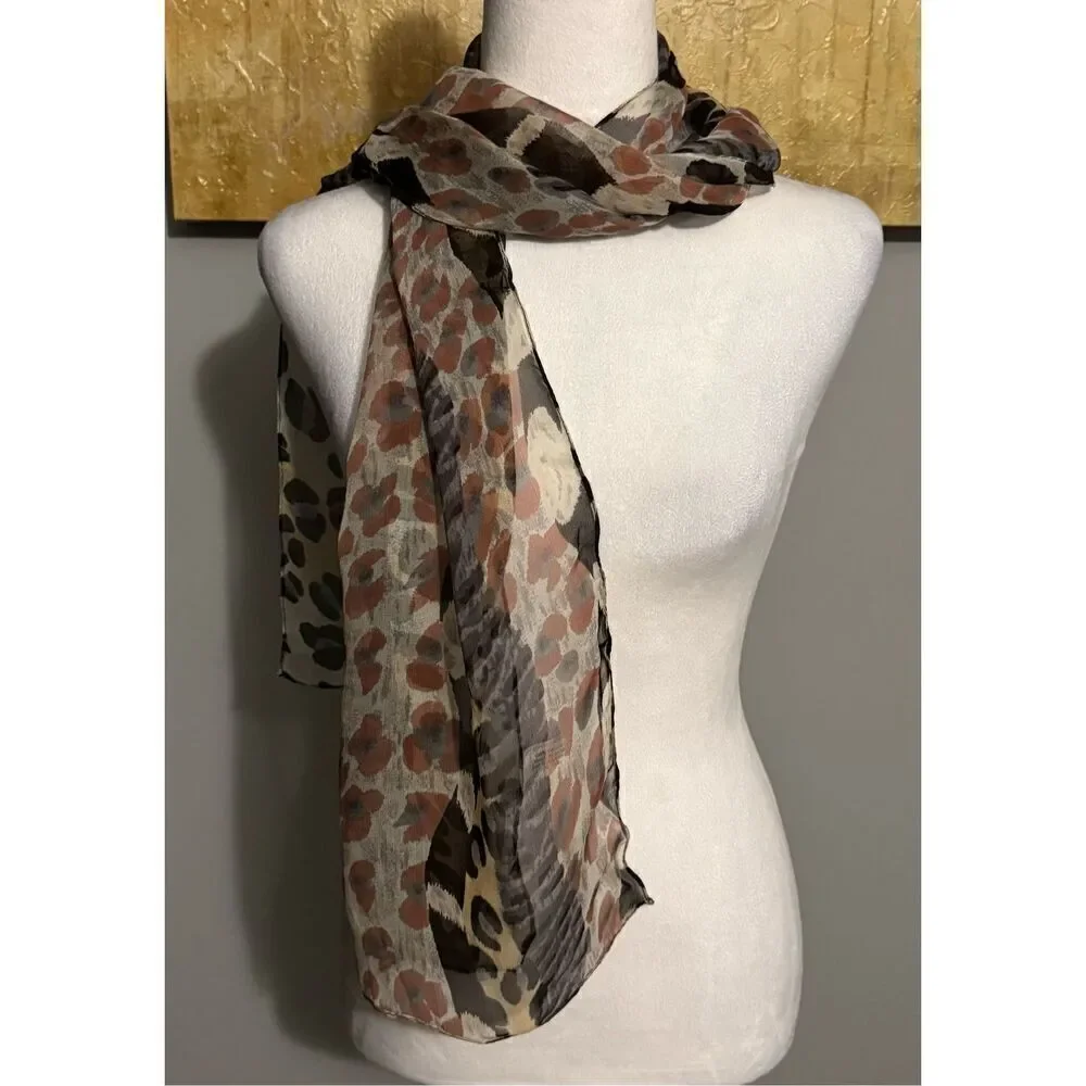 BERKSHIRE HANDKRCHF  Animal Print Scarf